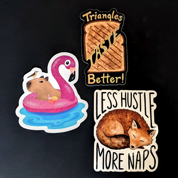 3-Piece Sticker Bundle!