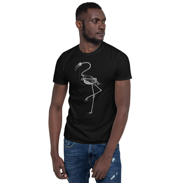 Mr. Bones the Flamingo Unisex T-Shirt