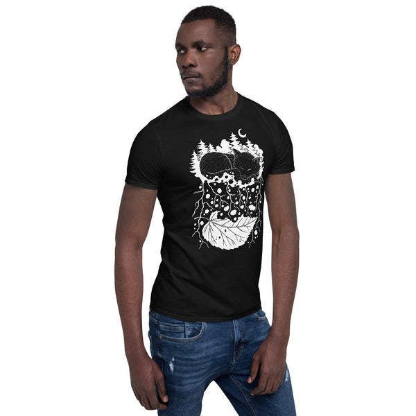 Stardust, Black & White, Unisex T-Shirt