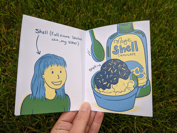 Shells Mini Zine - available in two color palettes!