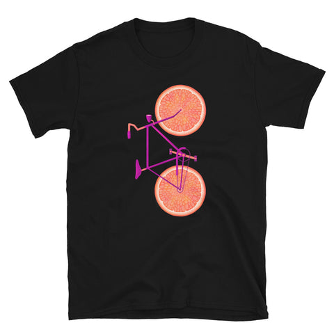 Orange Slice Bicycle Unisex T-Shirt