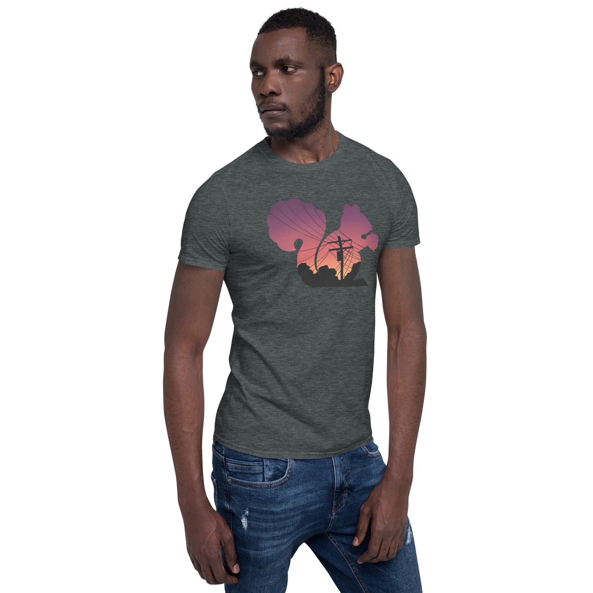 Sunset Squirrel Unisex T-Shirt