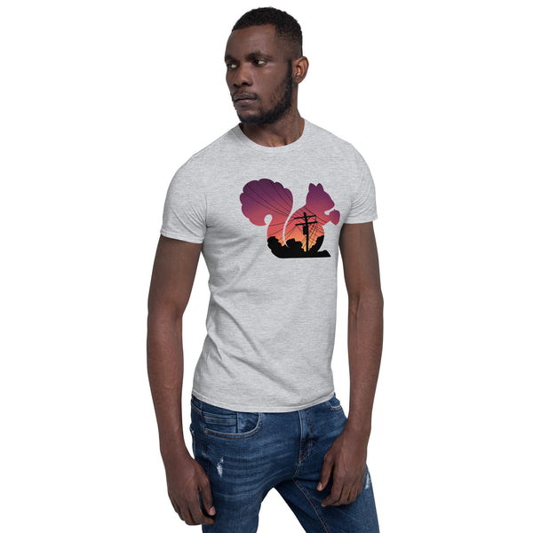 Sunset Squirrel Unisex T-Shirt