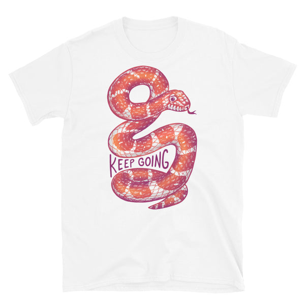 Keep Going Colorful Snake Unisex T-Shirt