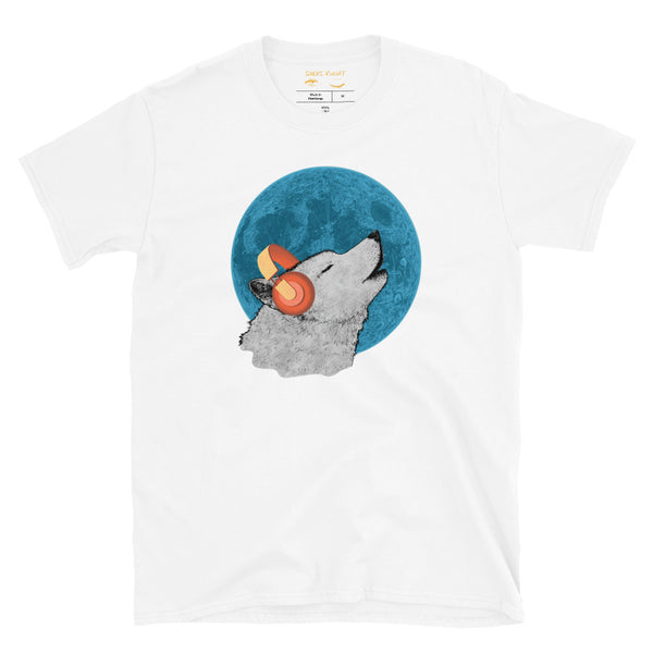 Wolf Vibe with Blue Moon Unisex T-Shirt