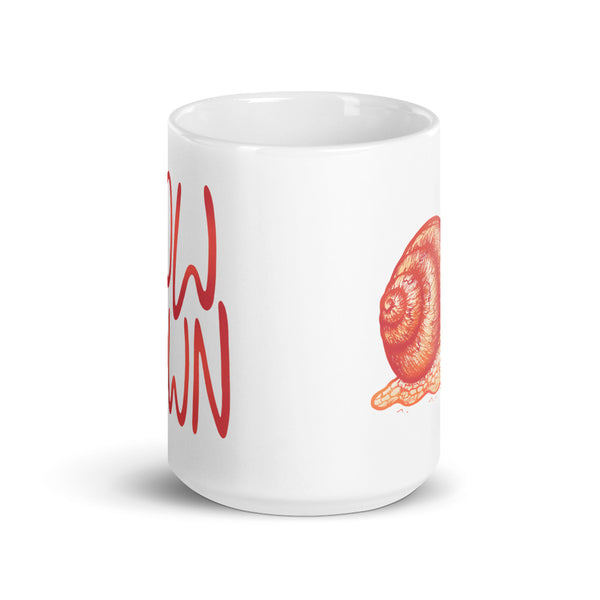 Slow Down Colorful Snail Mug