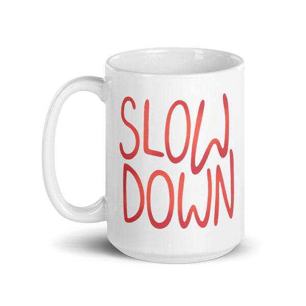 Slow Down Colorful Snail Mug