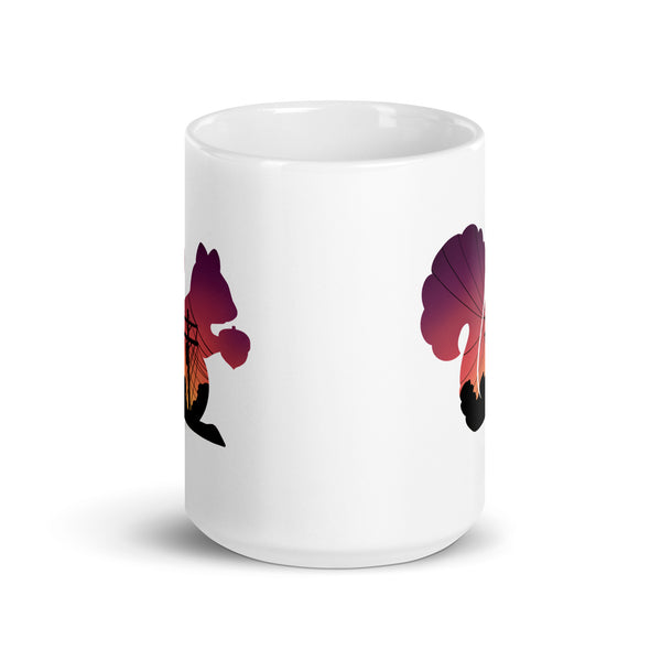 Sunset Squirrel Mug