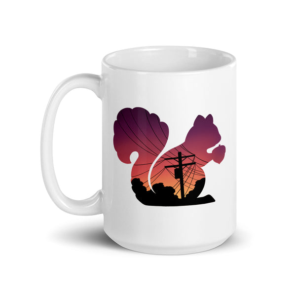 Sunset Squirrel Mug